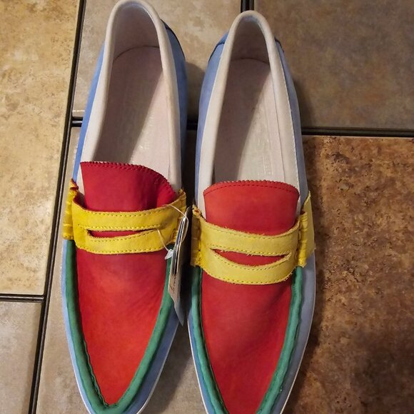 Adidas Suede Jeremy Scott Penny Loafers Slim - US Men's 8.5 - Picture 2 of 4